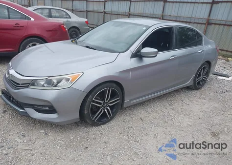 2017 Honda Accord Sport Se из США, поврежденный, VIN 1HGCR2F14HA089495